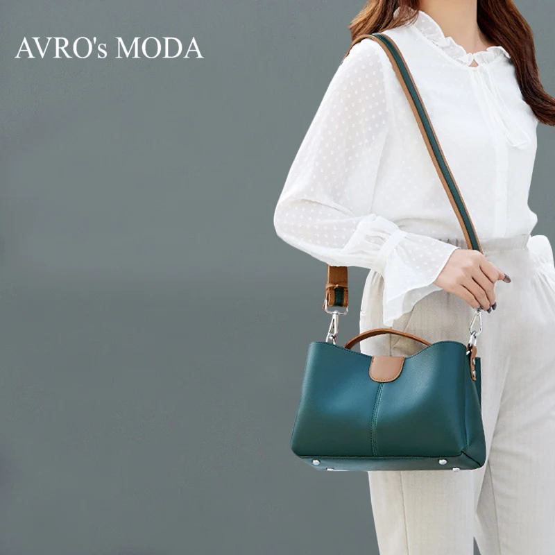 AVRO's MODA брендовые Простые Сумки из сумка женская сумки для женщин искусственной