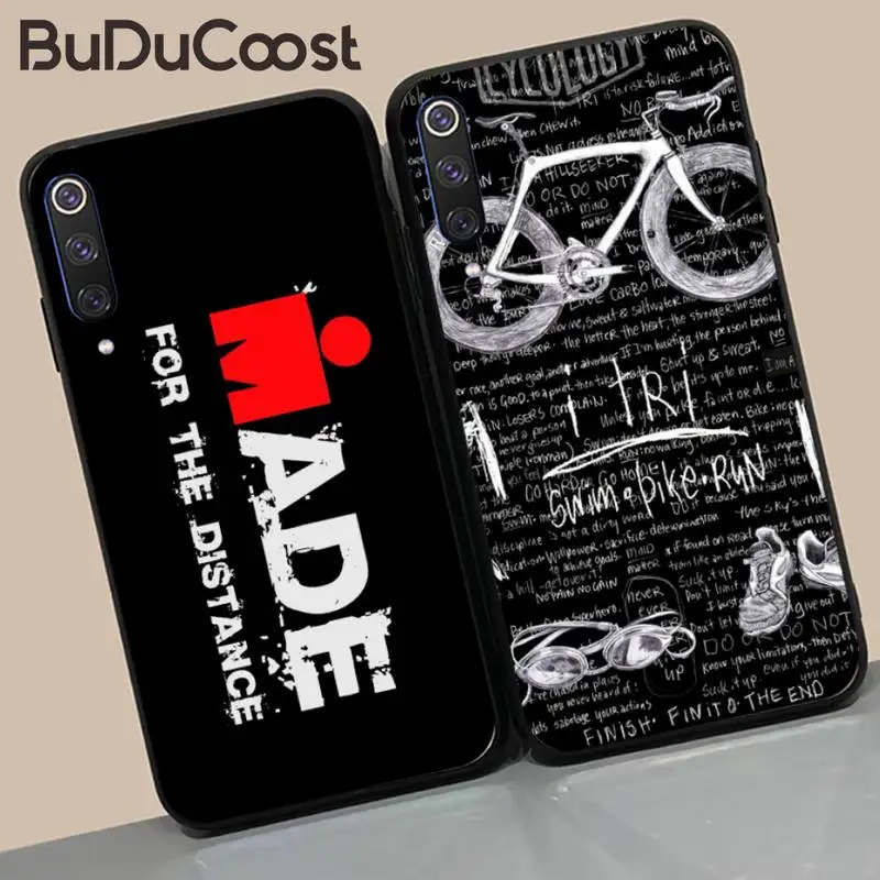 

Ironman Triathlon bicycle marathon Phone Case For Xiaomi mi 10 lite 11 9 8 lite pro MAX2 3 2s note3 mix2s 6 6plus F1 Phone Case