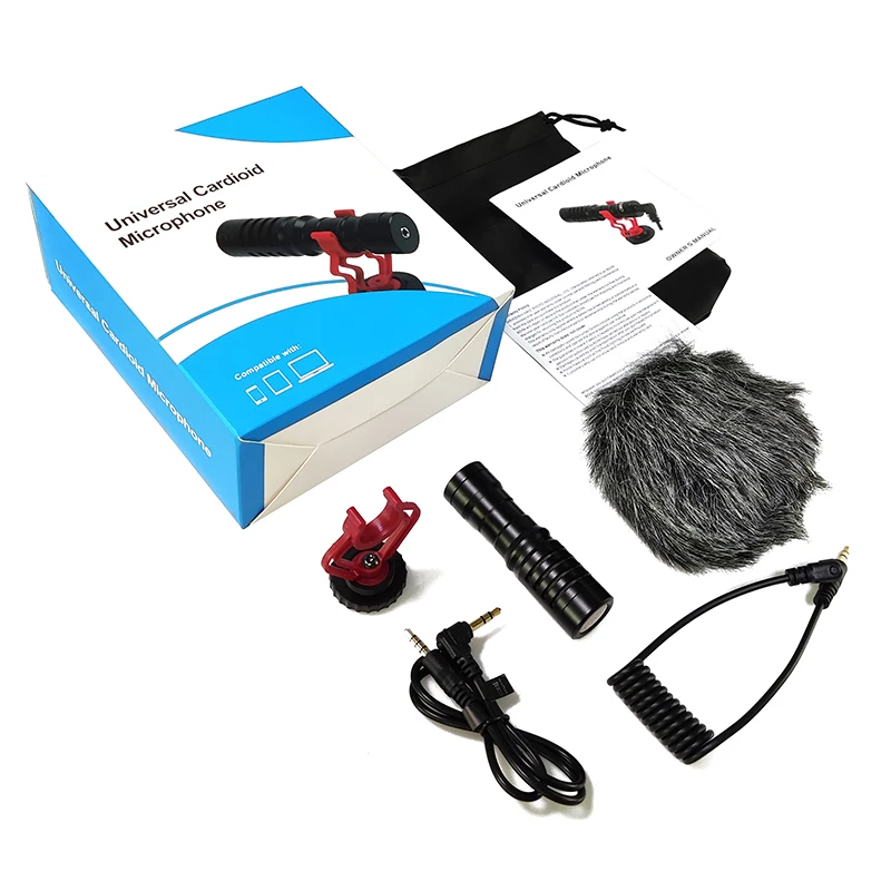 От mm1 камера видеоружье dslr микрофон и Videomicro для iPhone/Android мобильный телефон Canon