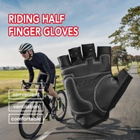 bicycle cycling gloves non slip half finger breathable br pad shockproof bicycle sport glove mtb mountain bike motorcycle gloves