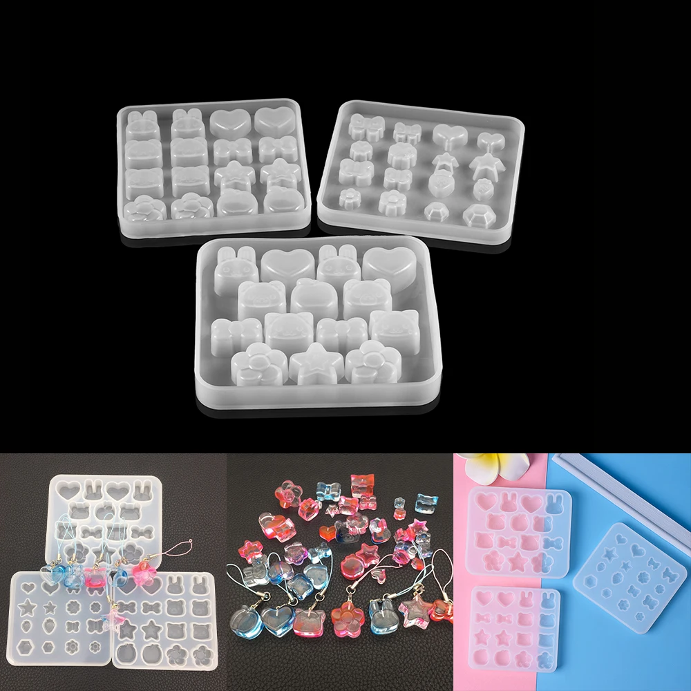 

1Pcs 3Style Bowknot Rabbit Silicone Molds Epoxy Resin Casting Mould Cake Fondant Mold for DIY Crafts Jewelry Resin Accessories