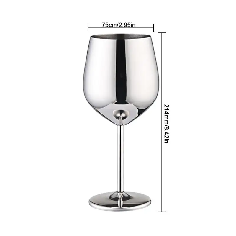 

Stainless steel cup juice drink champagne cup party bar tableware kitchen tools 500ml