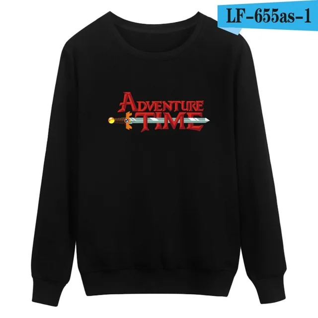 black С изображением Финна из Adventure Time And Jake собака уход за кожей лица толстовки с капюшоном Мужские и женские флисовые худи Толстовка Модный пуловер спортивный костюм верхняя часть - Цвет: black