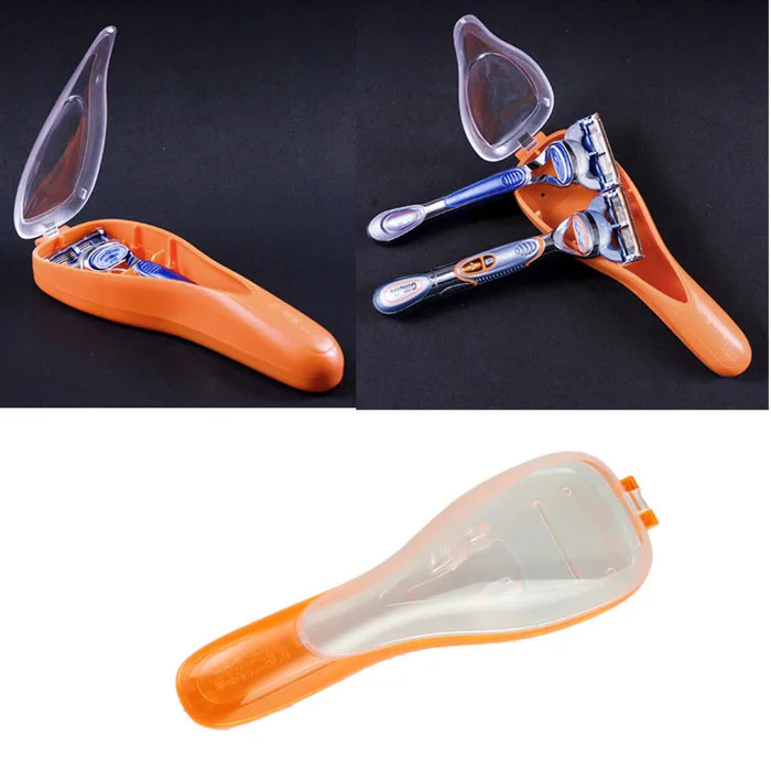 

Горячая Распродажа прочный мужской держатель для бритвенных лезвий Box, высококачественный мужской портативный чехол с держателем для брит...