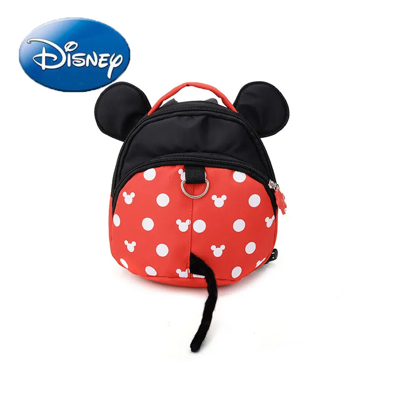 

Disney Mickey Mouse Woman Backpack Minnie Cartoon Lightness Children's Shoulder Bag Cute Child Handbag Mummy Anti-lost Package