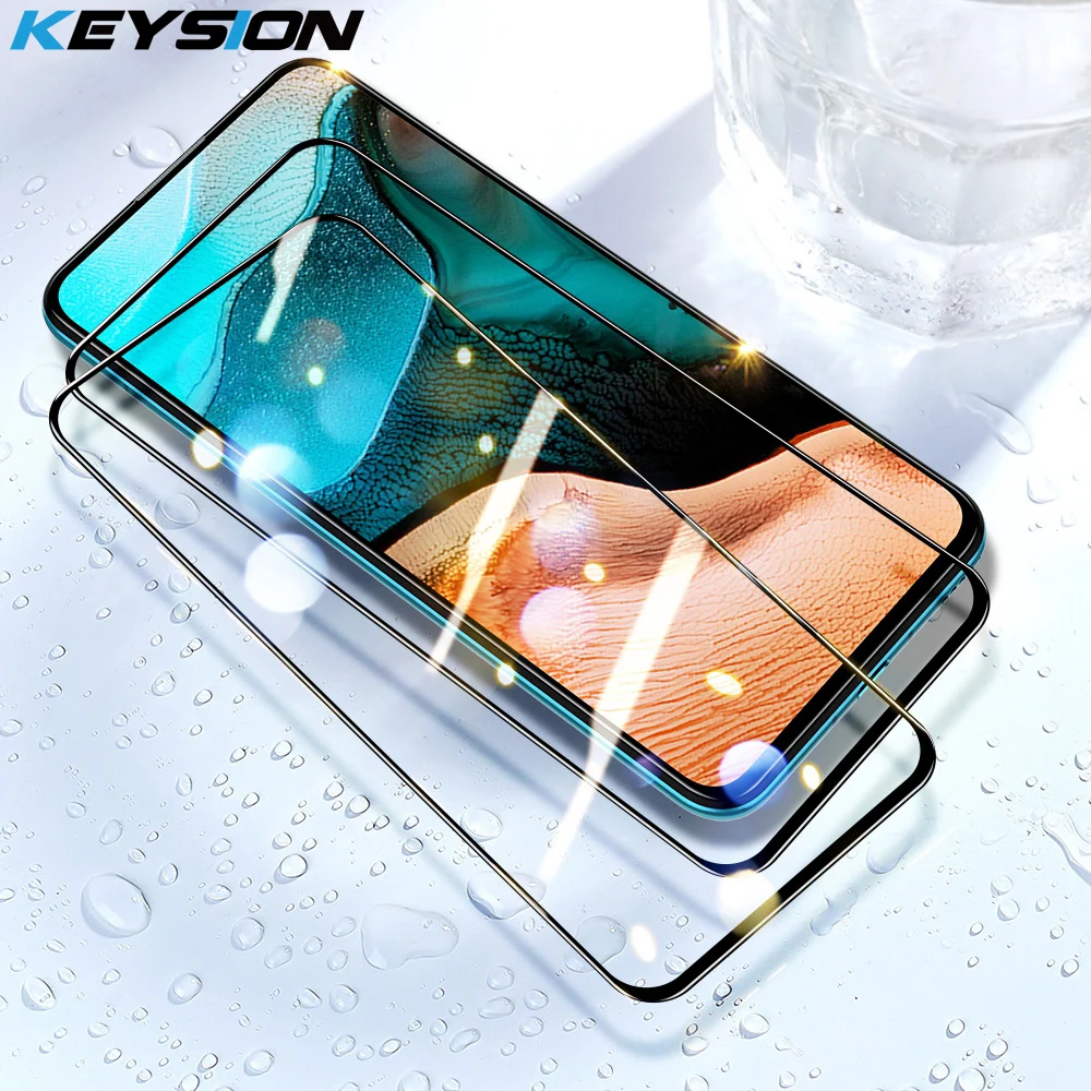 KEYSION закаленное стекло для Xiaomi Pocophone F2 X2 полное покрытие пленка Взрывозащищенная