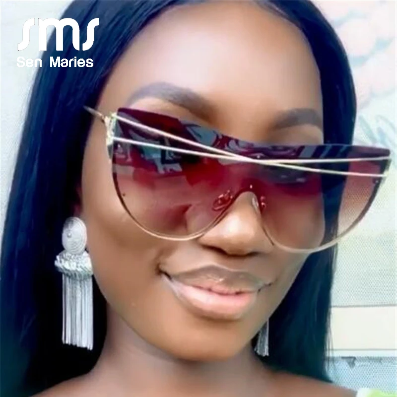 Солнцезащитные очки кошачий глаз для мужчин и женщин модные роскошные