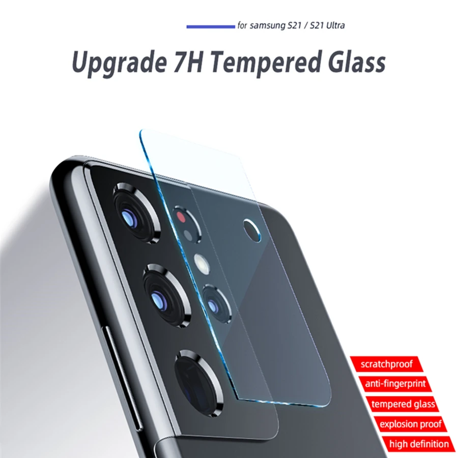 

2PCS Camera Lens Ultra Thin Protection Soft Fiber Film for Samsung Galaxy S21 Ultra S21 Plus Protector Film