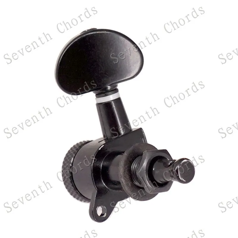 Набор черных заблокированных колышек 3R3L для тюнинга струн гитары тюнеры