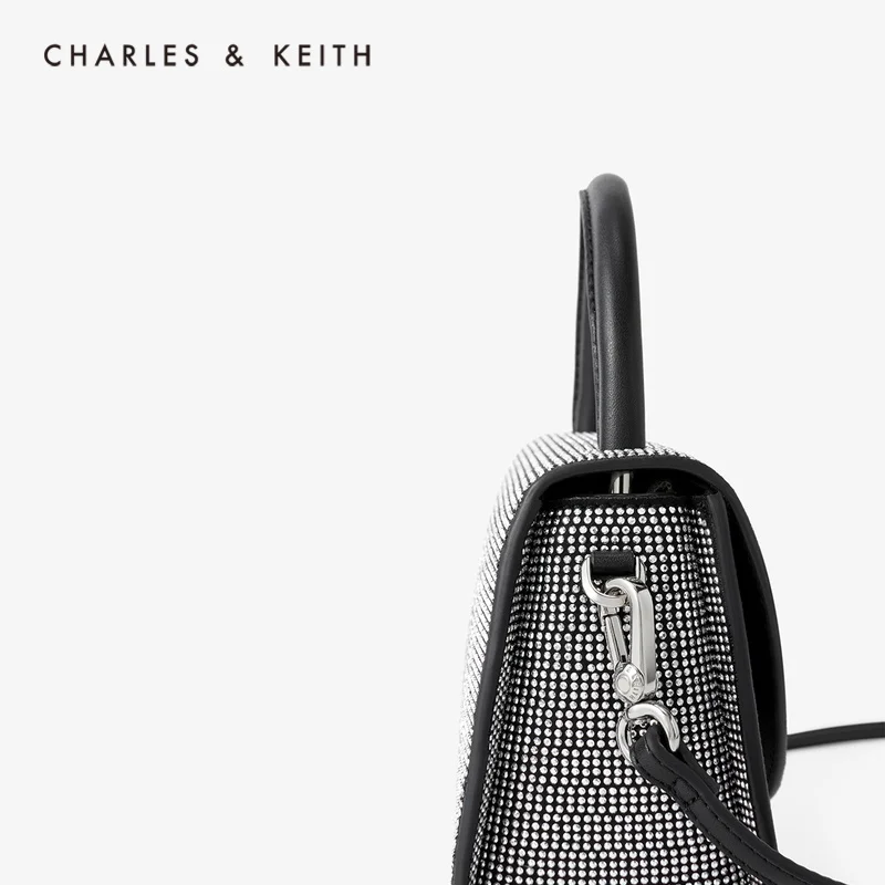 CHARLES＆KEITH New Arrival for Spring Summer 2020 CK2-50270395Women shoulder bag hand Glossy material fashion | Багаж и сумки