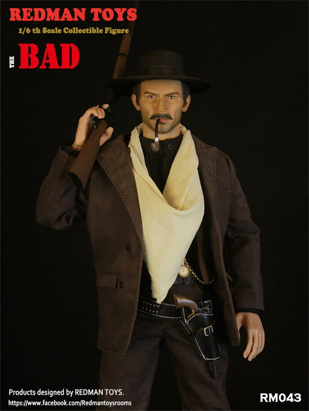 

1/6 Scale Male Action Figure Model RM043 Cowboy for Fans Collection Toys Full Set Figure Doll