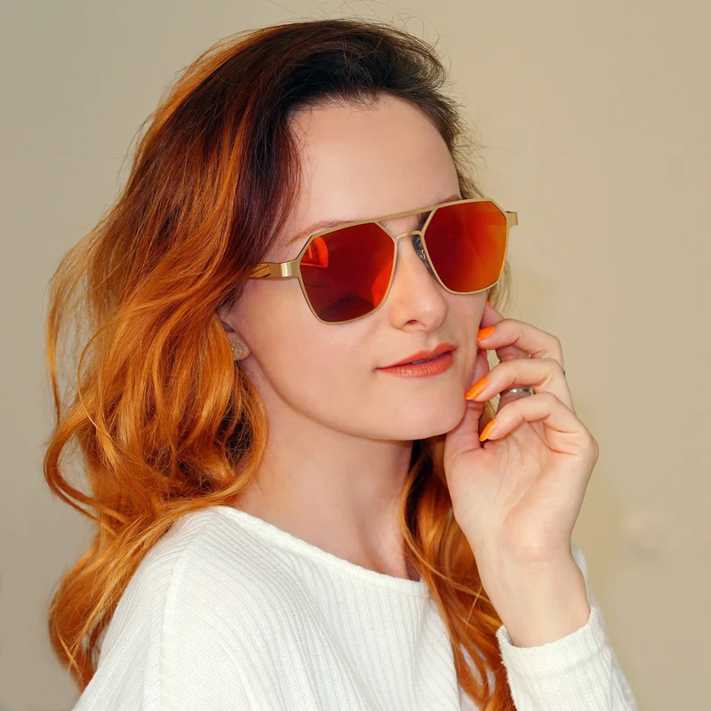 Мужские и женские очки с поляризацией в деревянной коробке|Мужские