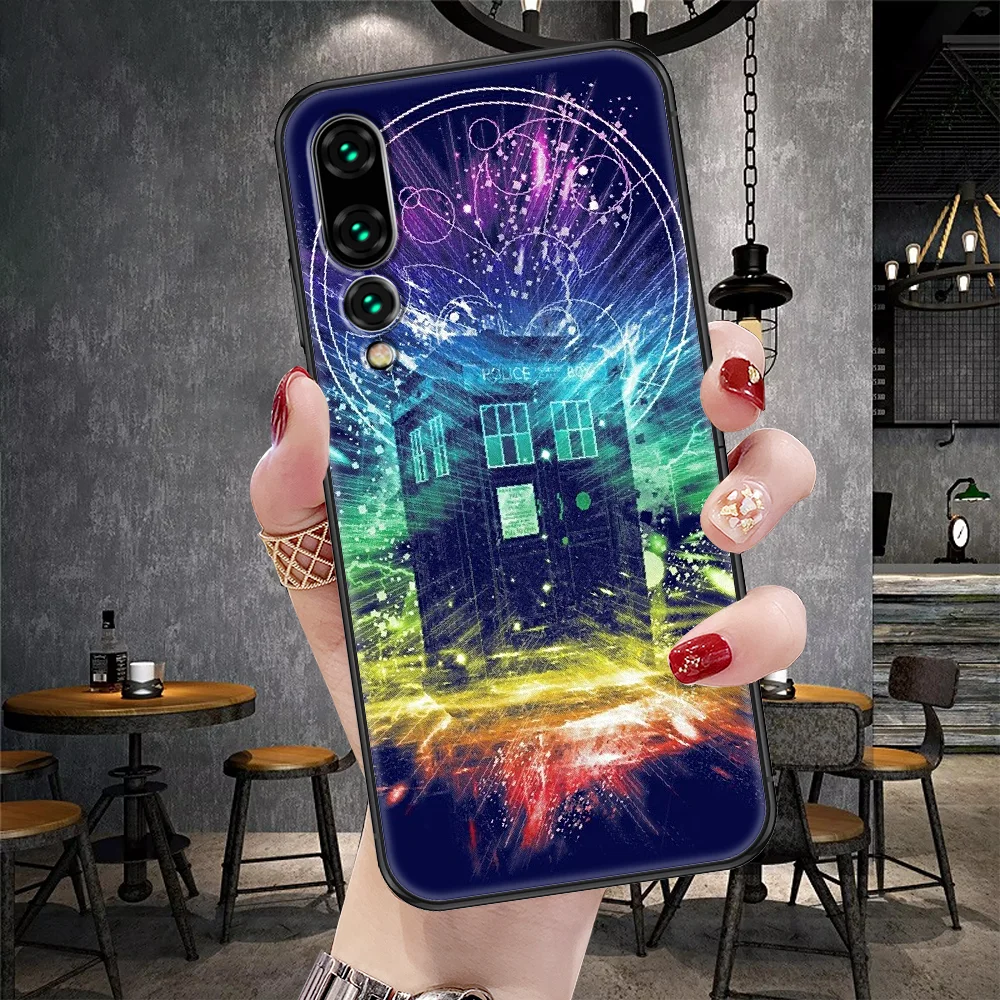 Чехол для телефона Doctor Who Huawei P Mate P10 P20 P30 P40 10 20 Smart Z Pro Lite черный 3D чехол мягкий prime