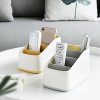 Grids Pencil Pen Holder Cosmetic Desktop Storage Phone Holder Remote Control Desktop Stand Storage Office Table Storage Box