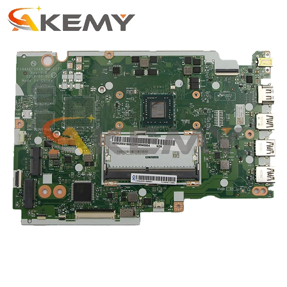 Bestellen Für Lenovo IdeaPad S145-14AST Laptop Motherboard NM-C171 Motherboard CPU A6-9225 UMA PELZ 5B20S4189 8 100% Test Arbeit Mainboard