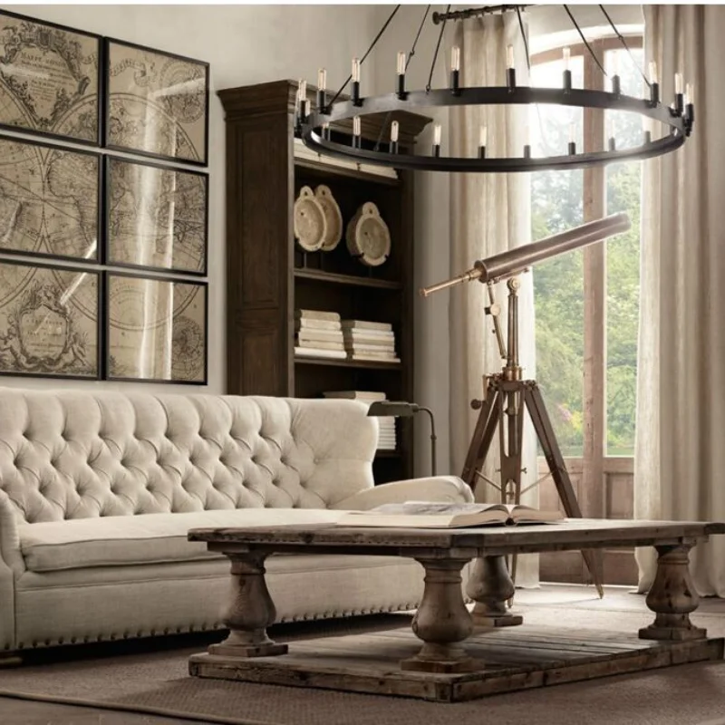 Лофт американский Винтаж промышленные Ресторан ручной стержень для кафе Кулон