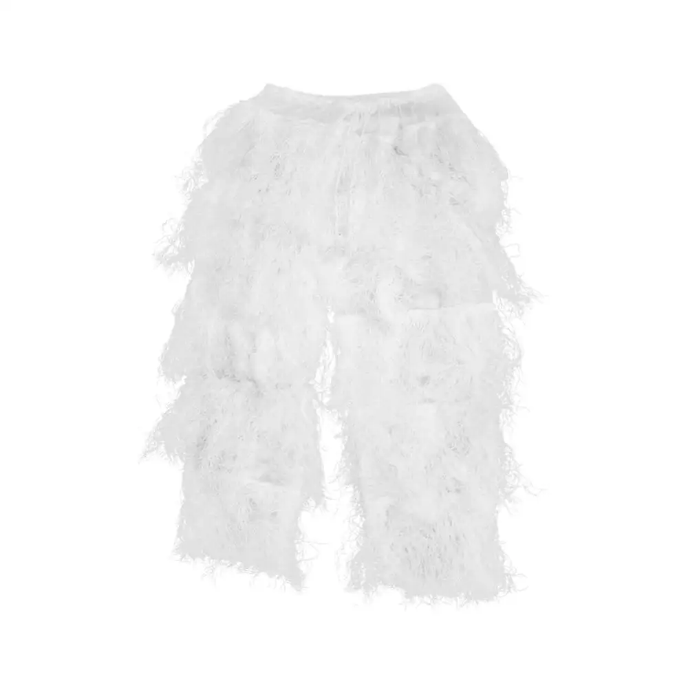 Пончо унисекс из волокна для охоты на открытом воздухе Камуфляжный зимний костюм