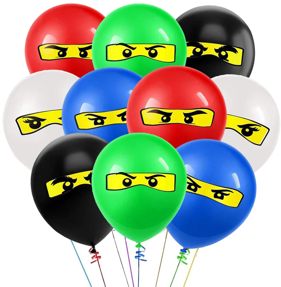 Латексные воздушные шары в стиле ниндзя 1 комплект|Воздушные и аксессуары| |