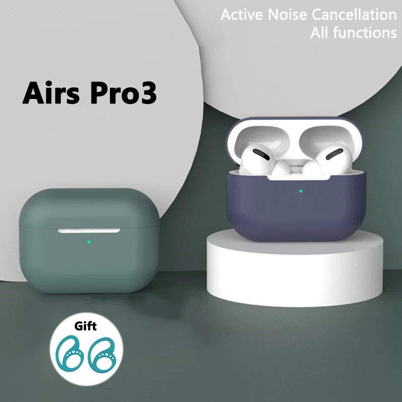 

Airs Pro3 Wireless Bluetooth Earphone TWS Earbuds ANC In Ear Headphones Headset With Airpods Pro Case For Apple iPhone Android