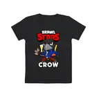 Детская футболка хлопок BRAWL STARS CROW