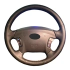 Искусственная кожа черного цвета для Hyundai Azera 2005-2010 Sonata NF NFC 2005-2010 Kia Carens 2007-2011