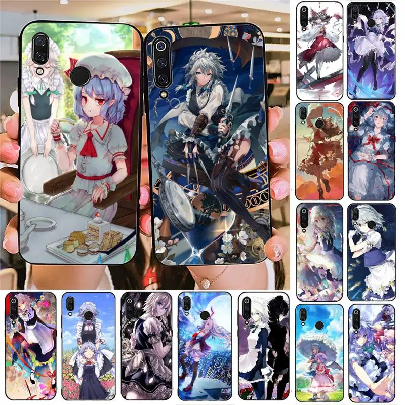 

touhou sakuya Phone Case For Redmi note 8Pro 8T 6Pro 6A 9 Redmi 8 7 7A note 5 5A note 7 case