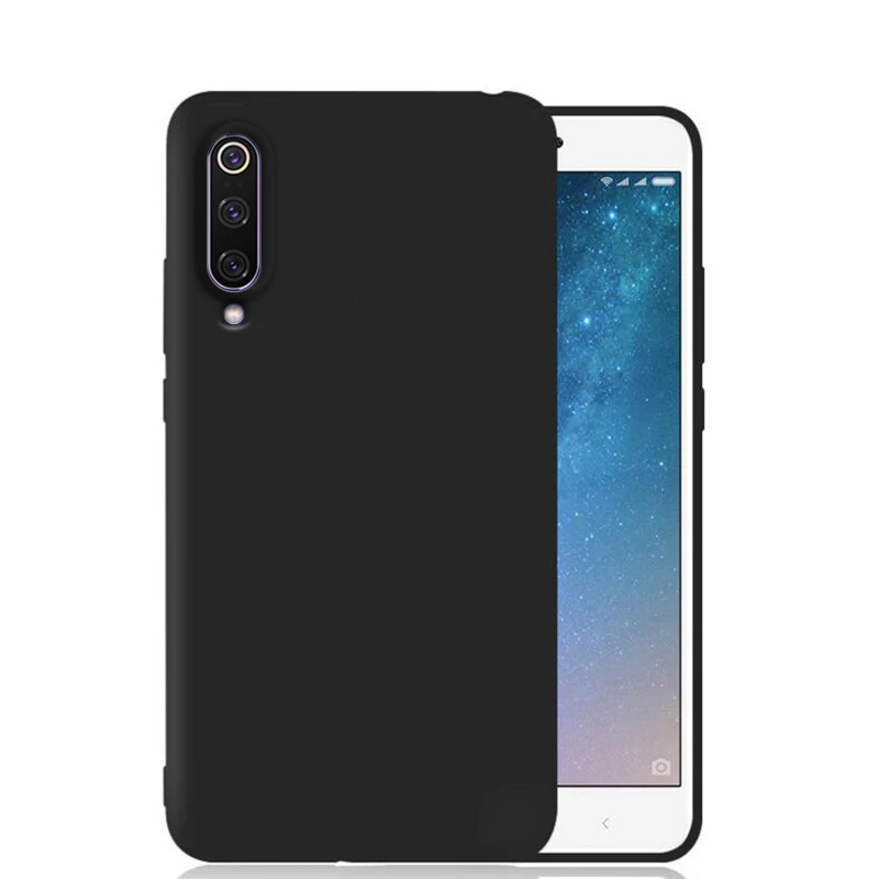 Чехол для телефона Xiaomi Redmi K20 Pocophone F1 тонкий матовый черный мягкий чехол Mi 5S 6 Plus 9 8