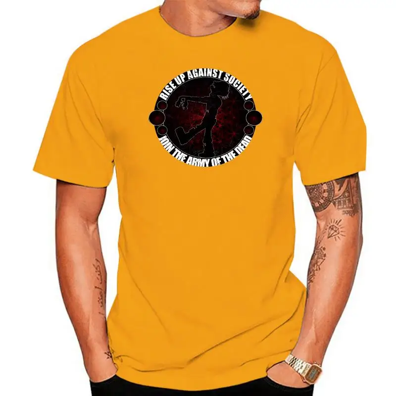 

2019 Cotton RISE ZOMBIE T-SHIRT The Horror Walking Living Dead Shir