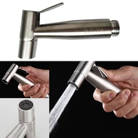 stainless steel hand bidet faucet handheld toilet bidet sprayer for bathroom hand sprayer shower head shipped within 24h