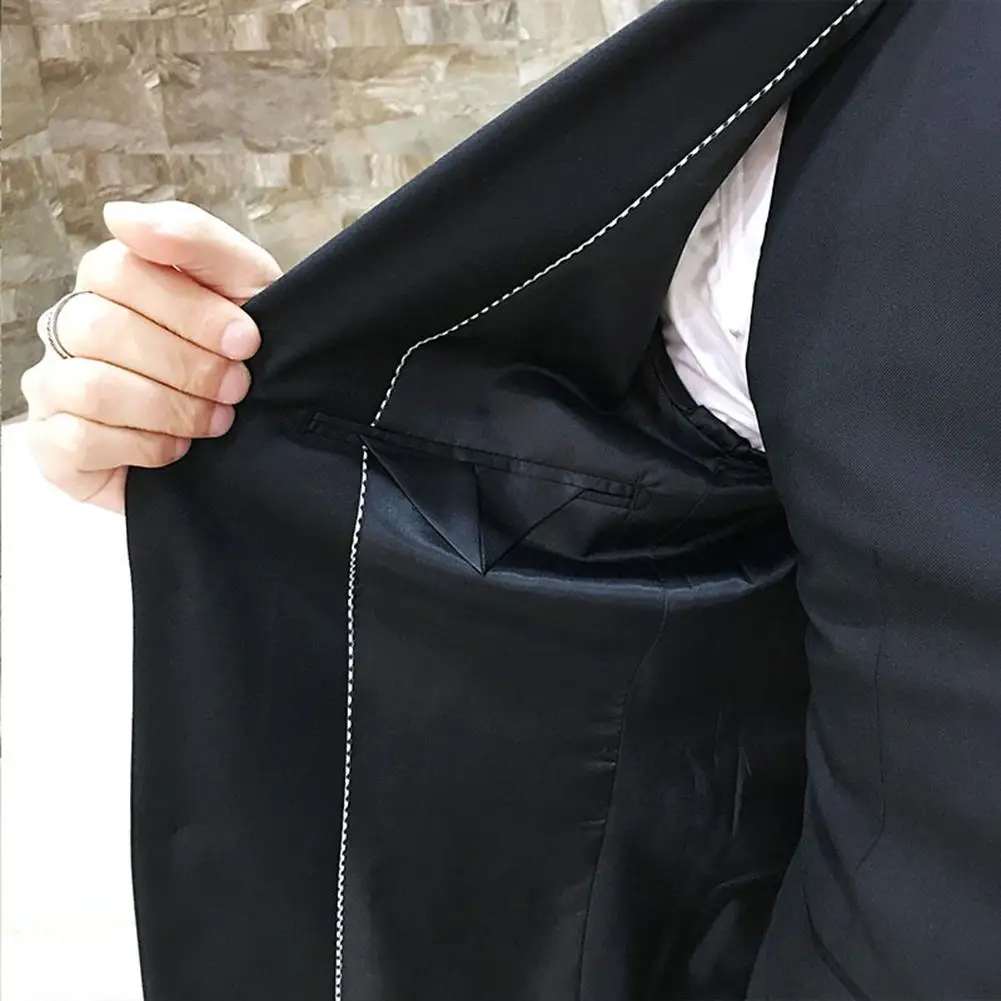 

Three-piece Plus Size Wedding Business Three Piece Business Suits Men Formal Suit Vest Blazer Pants Set Male Slim-Fit Wild Suits