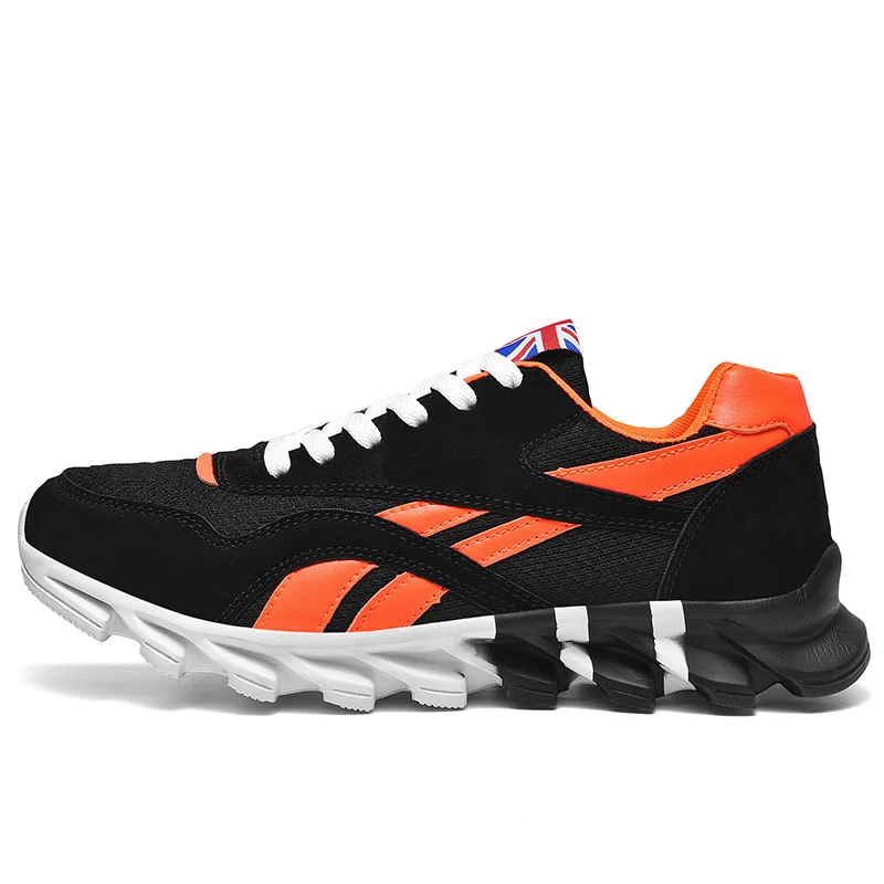 6300 black orange Мужская спортивная обувь для мужчин, кроссовки, брендовая дизайнерская Спортивная мужская обувь для спортзала, дышащая обувь для тренировок, Zapatillas - Цвет: 6300 black orange