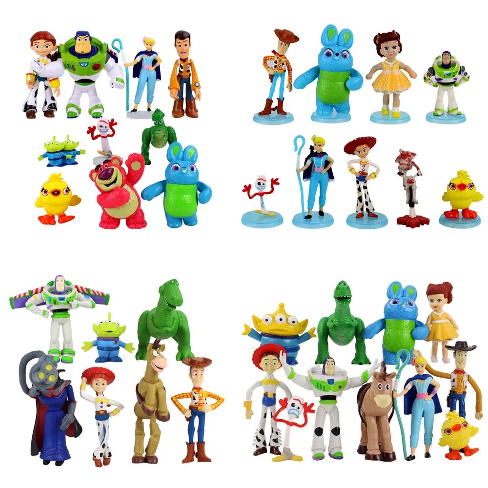 Мультяшный фильм Вуди Базз Лайтер Джесси Бо Пип Рекс форки Хамм инопланетяне