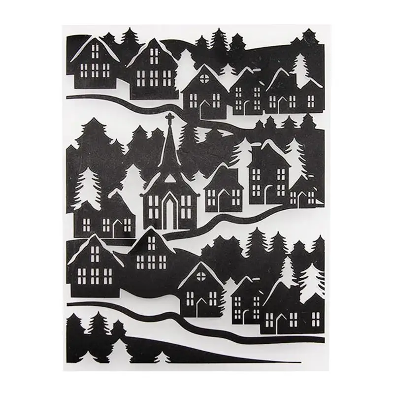 Сделай Сам скрапбукинг пластиковый шаблон для тиснения трафарет украшение