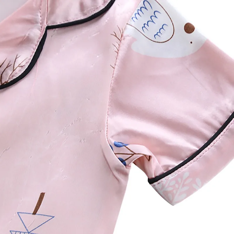 Пижама детская с принтом Медвежья корня коротким рукавом | Мать и ребенок