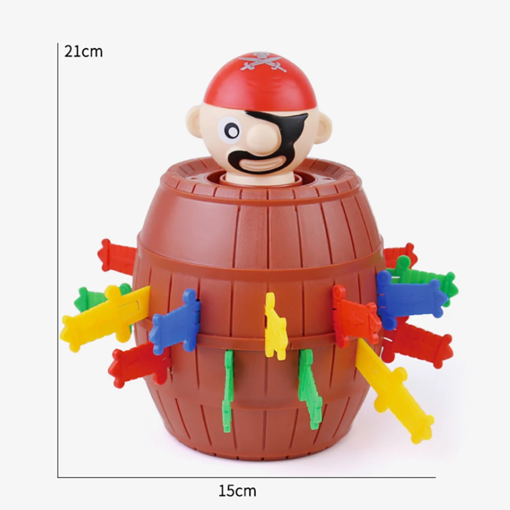 

Children's Fun Games Toys Novelty Creative Pirate Barrel Interactive Prank Tricky Mr. Barrel Game Pop Up Pirate