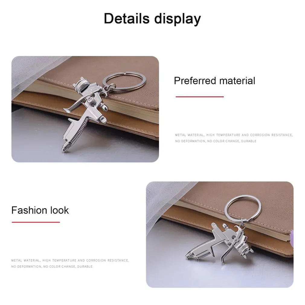 Metal Creative Water Gun Keychain New Style Key Chain Small Pendant | Дом и сад