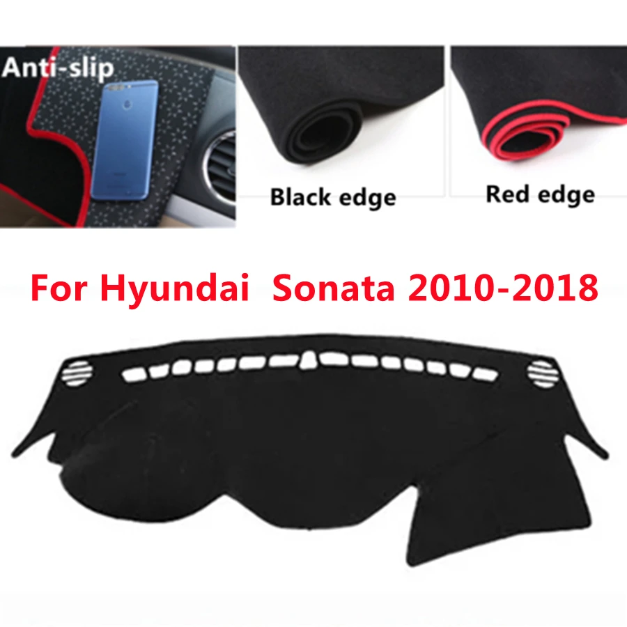 

Anti-slip Car Dashboard Cover For Hyundai Sonata (2010-2018) 2011-12-13-14-15-217 Non-slip Car DashMat Sun Shade Pad Protector