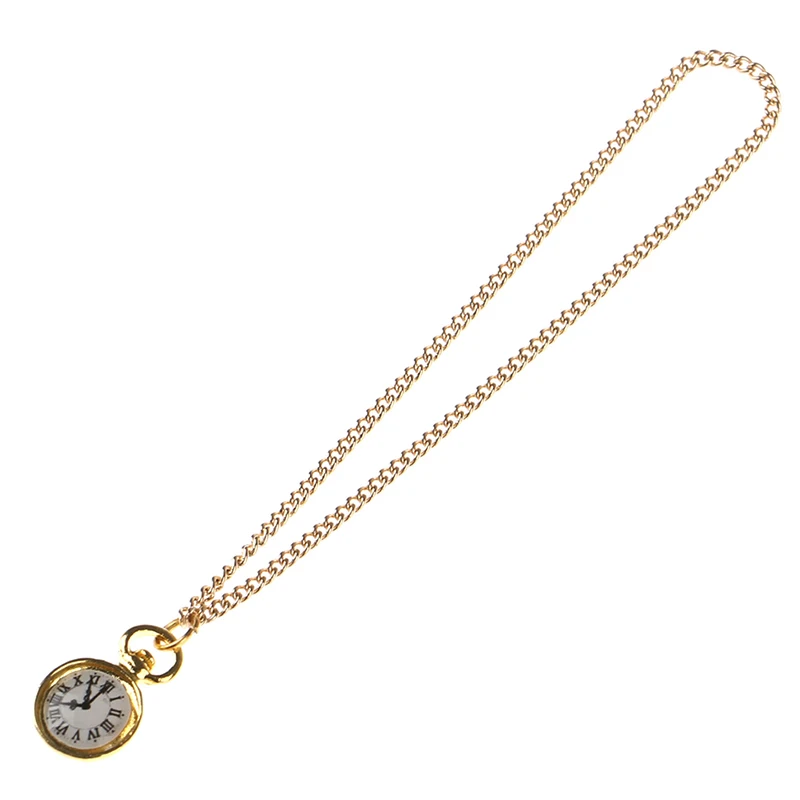 

1Pc Mini Necklace Pocket Watch for 1/6 Military Figure Doll Watch Accessories