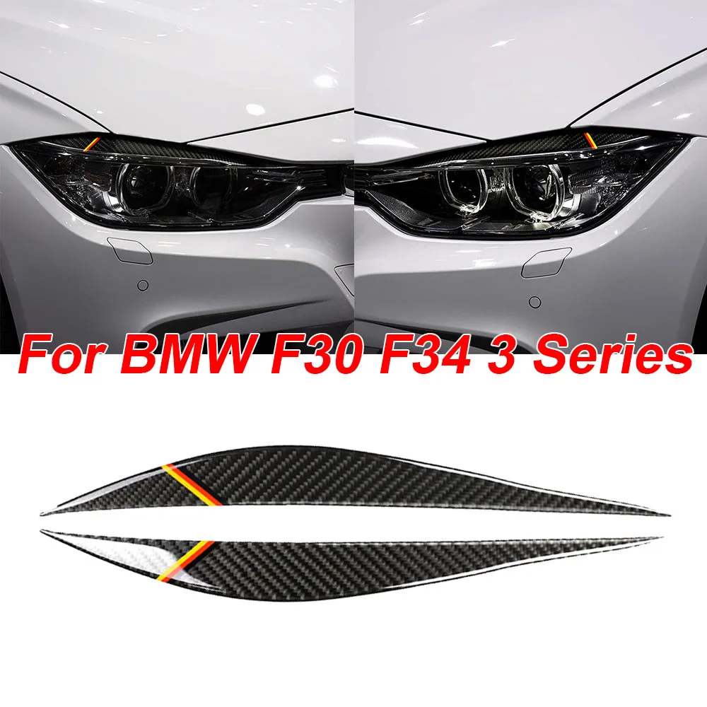 Автомобиль Черный фар Брови крышка планки аксессуары для BMW 3 серии 316i