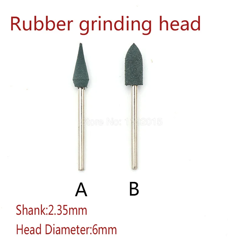 1 шт. 2 35 мм хвостовик кунжута резиновые теплые абразивные шлифовальные головки