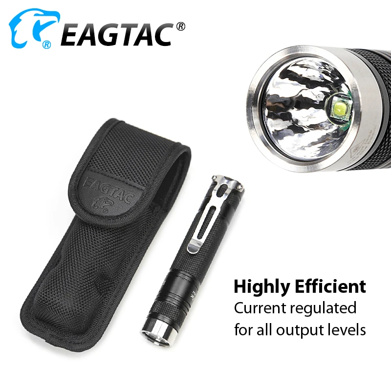 EAGTAC D25C2 Мини светодиодный фонарик EDC фонарь CREE XPG2 530 люмен CR123A многорежимный