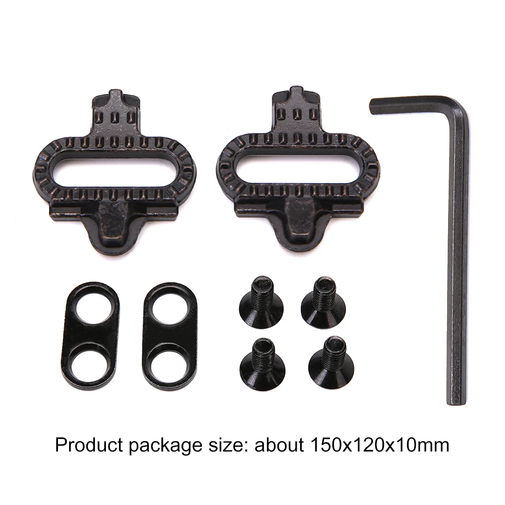 

1 Set MTB Mountain Bike Pedal Cleats Cleat Racing Riding Cycling Equipment Self-locking Pedals ABS + steel Bike Pedal Cleats