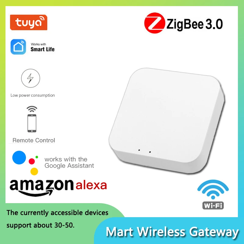 

Шлюз Tuya многорежимный, Wi-Fi + Zigbee, 1-20 шт.