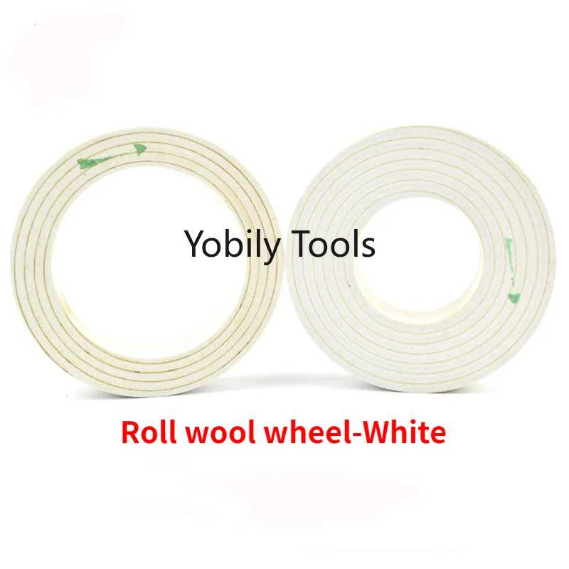 Рулон шерстяное колесо для полировки стекольного скашивая машина выпрямления