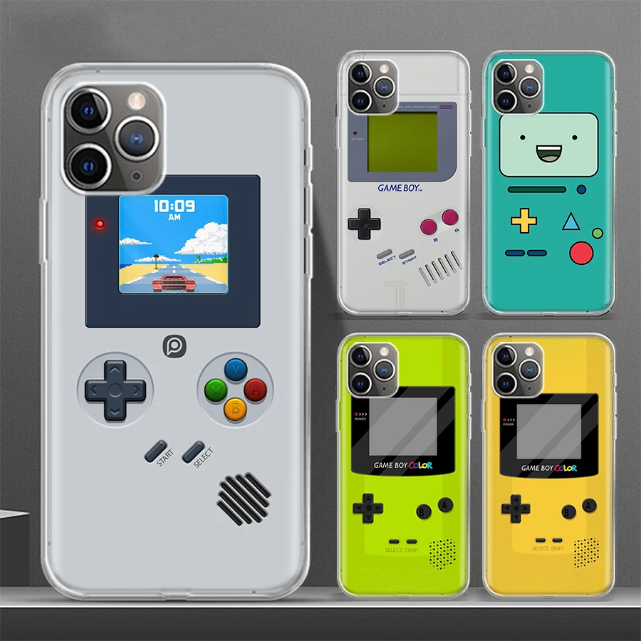 Gameboy Boy Game Soft Phone Case For IPhone 11 12 13 Pro MAX XR X XS Mini Apple 8 7 Plus 6 6S SE 5S Fundas Coque Shell Cover