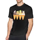 Футболка с изображением попугая, футболка с изображением птицы, мороженого, женская футболка с короткими рукавами, забавная модная мужская футболка с принтом