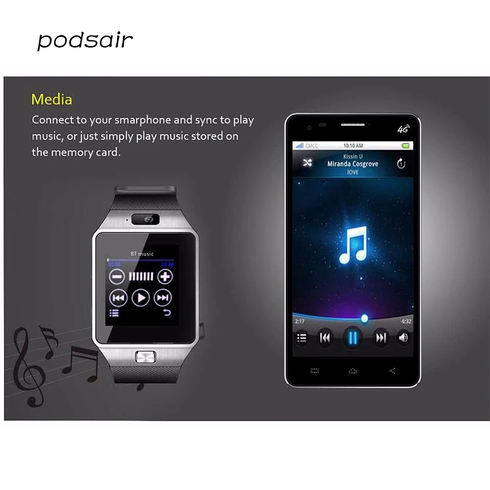 Bluetooth Смарт-часы DZ09 для Apple Watch с камерой 2G SIM TF слот для карт Smartwatch телефон для Android IPhone Xiaomi Россия T15