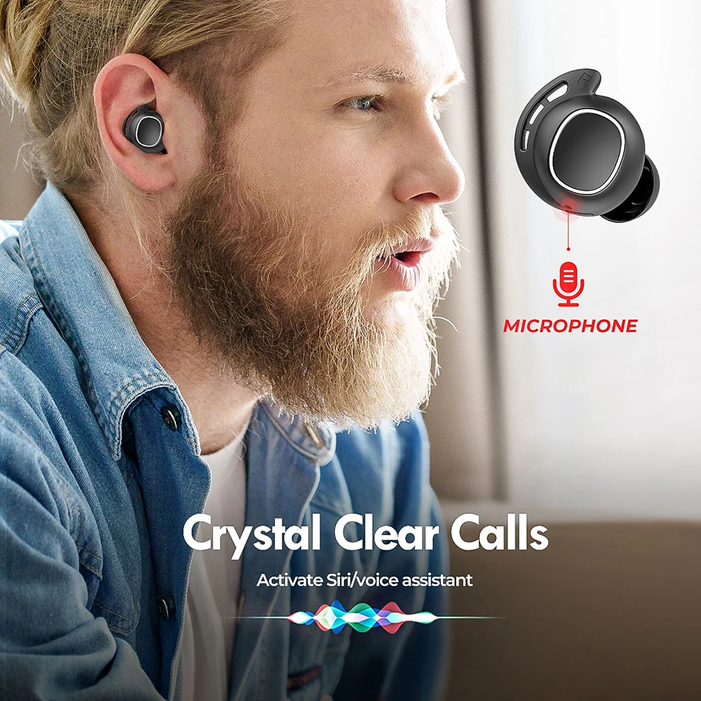 Беспроводные наушники Mpow M30 TWS Bluetooth 5 0 сенсорное управление с