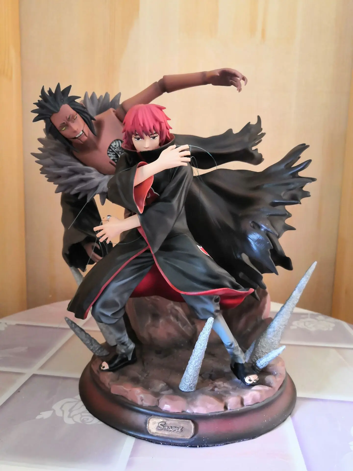 1" Статуя Наруто Akatsuki бюст Сасори полноразмерный портрет акасуна нет Сасори GK Коллекционная модель игрушки коробка 29 см Z2590
