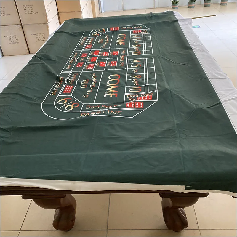 1 шт. Craps скатерть для игры в казино коврик кости Тройная фланелевая ткань | Спорт и